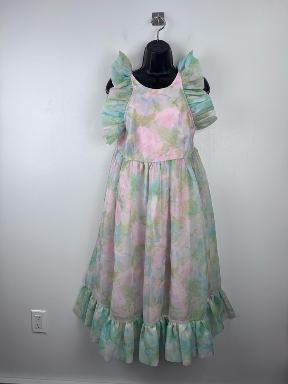 Selkie x Maison Amory Ruffle Romance Midi‎ Dress Size Small